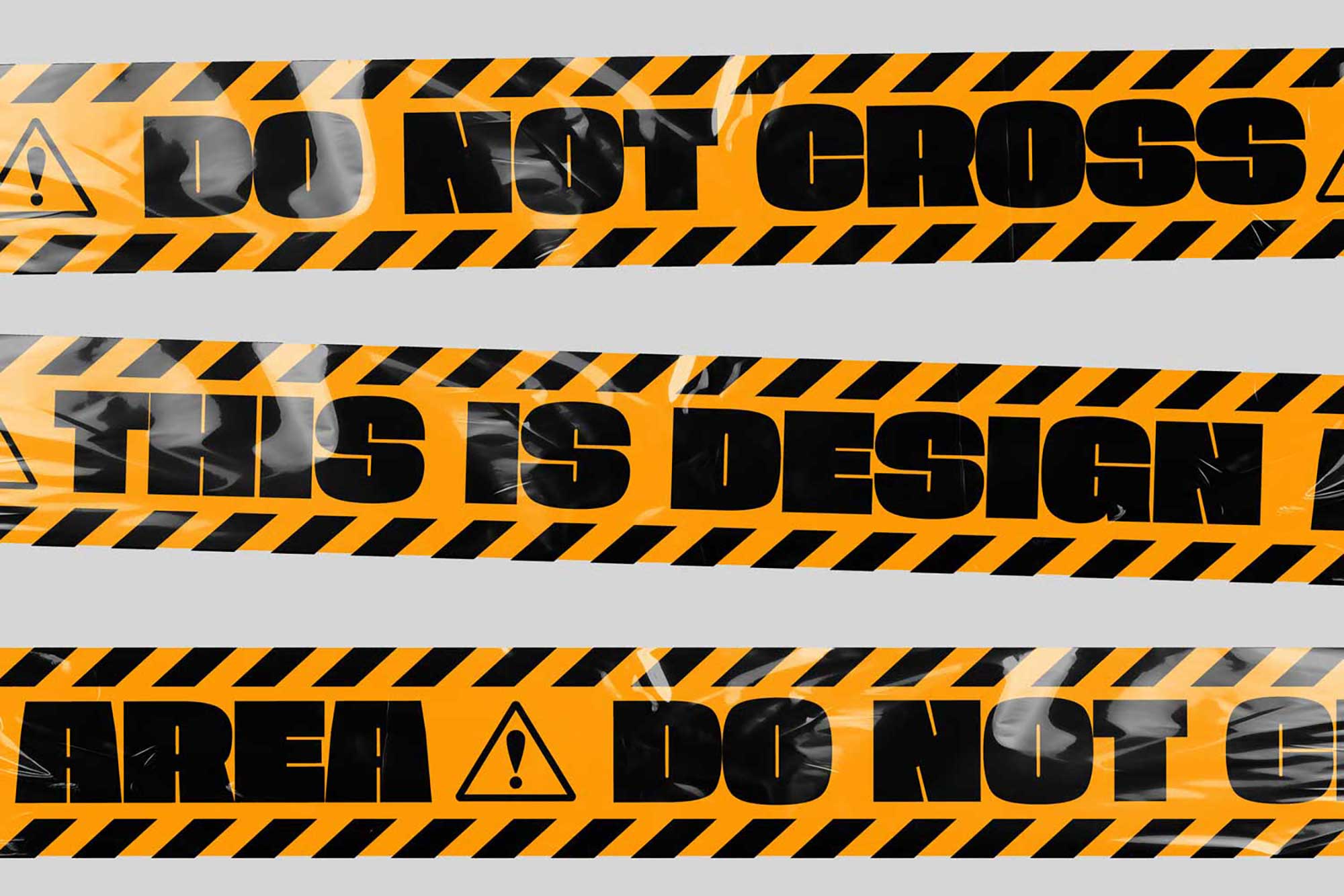 Oreon caution tape — Do Not Cross